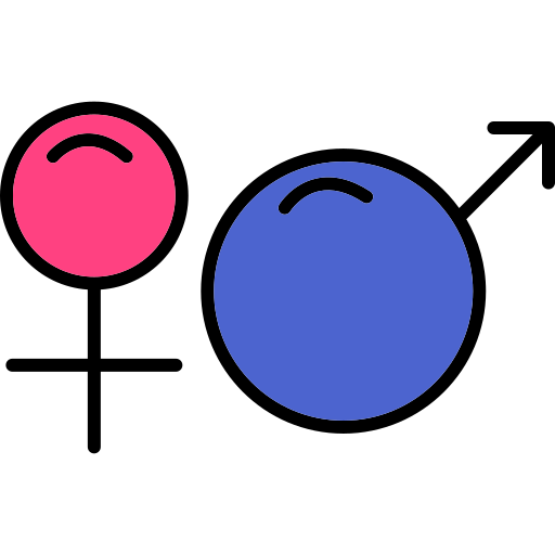 znak płci Generic color lineal-color ikona
