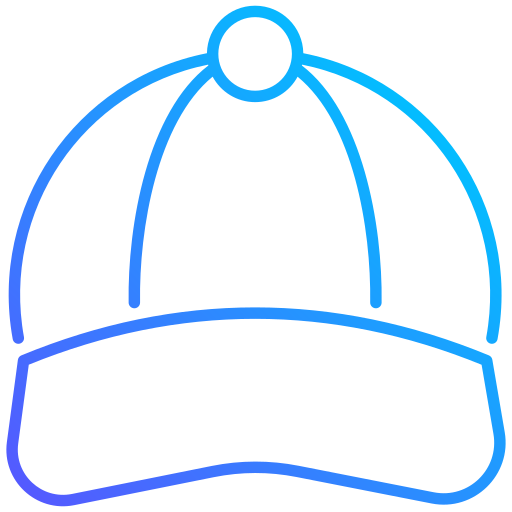 cappellino da baseball Generic gradient outline icona