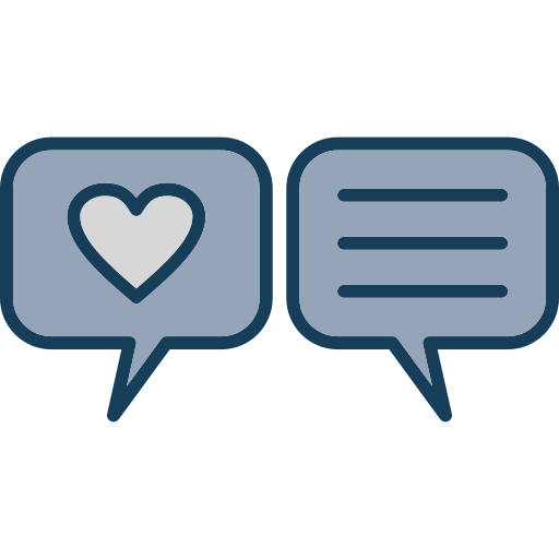 Love chat Generic color lineal-color icon