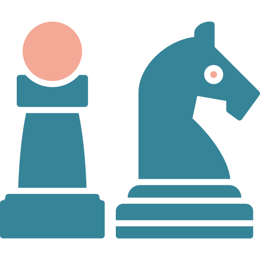piezas de ajedrez Generic color fill icono