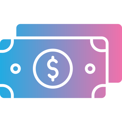 Cash money Generic gradient fill icon