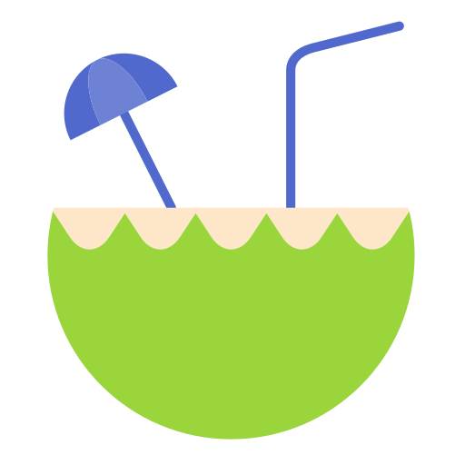 agua de coco Generic color fill icono