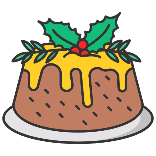 Christmas cake Generic color lineal-color icon