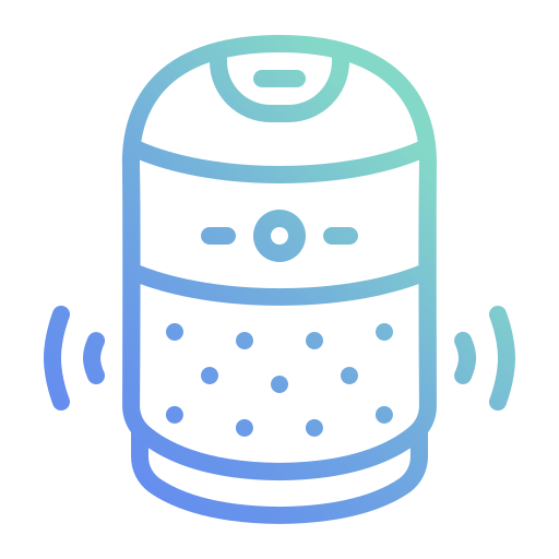 Bluetooth speaker Generic gradient outline icon