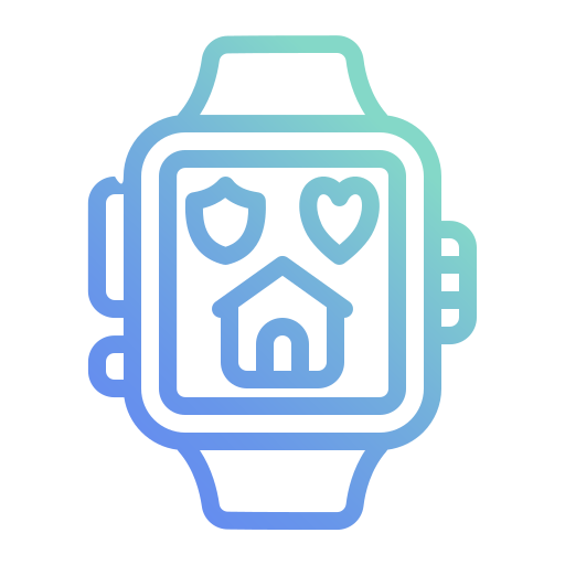 inteligentny zegarek Generic gradient outline ikona
