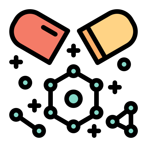 medycyna molekularna Generic color lineal-color ikona