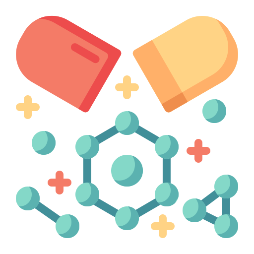medycyna molekularna Generic color fill ikona