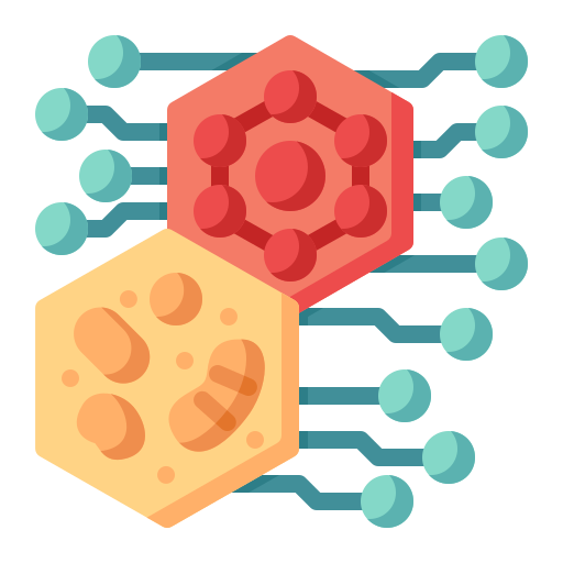 Nanotechnology Generic color fill icon