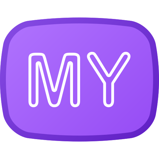 malaysia Generic gradient lineal-color icon