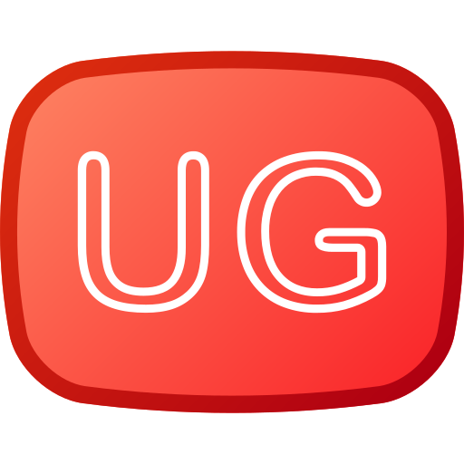 uganda Generic gradient lineal-color icona