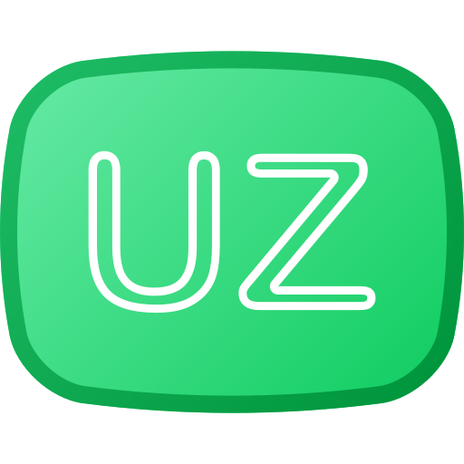 uzbeko Generic gradient lineal-color icona