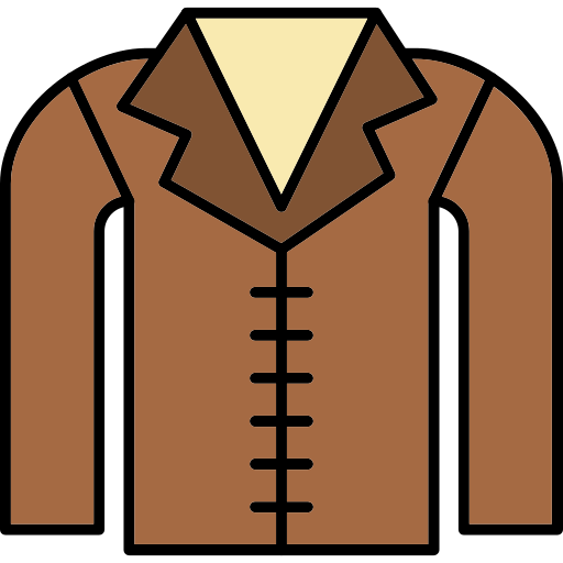 Coat Generic color lineal-color icon