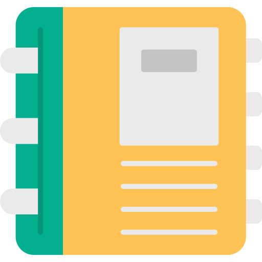 Diary Generic color fill icon