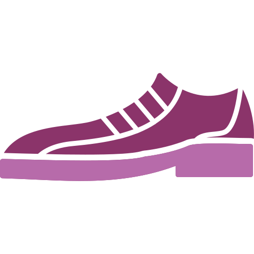 scarpe formali Generic color fill icona