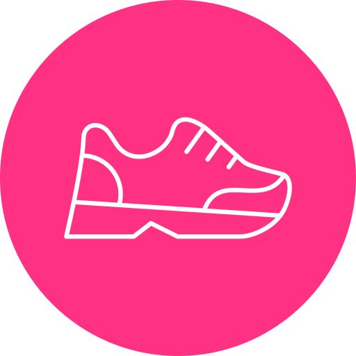 jogging Generic color fill icona