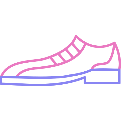 zapatos formales Generic color outline icono