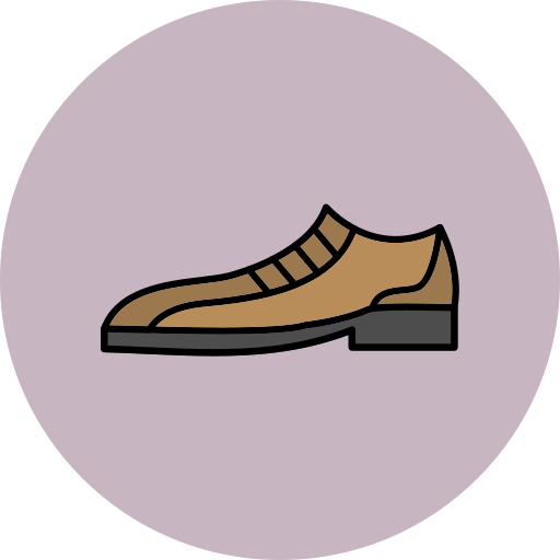 scarpe formali Generic color lineal-color icona