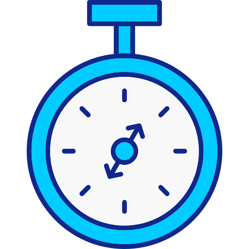 zegarek kieszonkowy Generic color lineal-color ikona