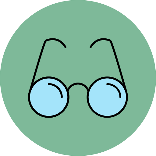 occhiali da lettura Generic color lineal-color icona