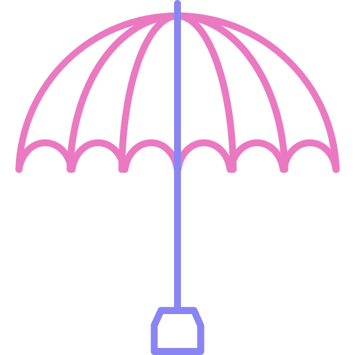 우산 Generic color outline icon