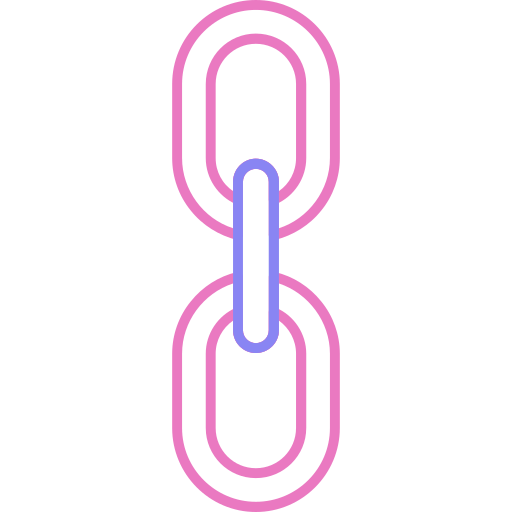 cadena Generic color outline icono