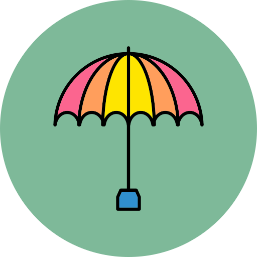 parasol Generic color lineal-color ikona