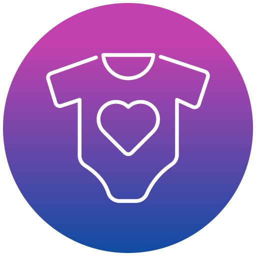 Baby clothes Generic gradient fill icon