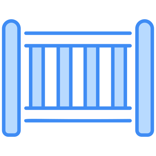 Baby crib Generic color lineal-color icon