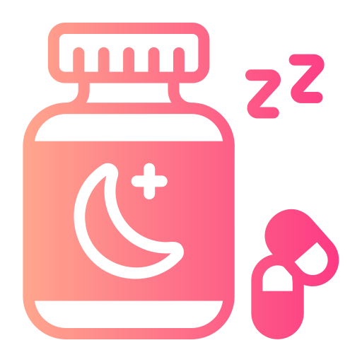 Sleeping pills Generic gradient fill icon