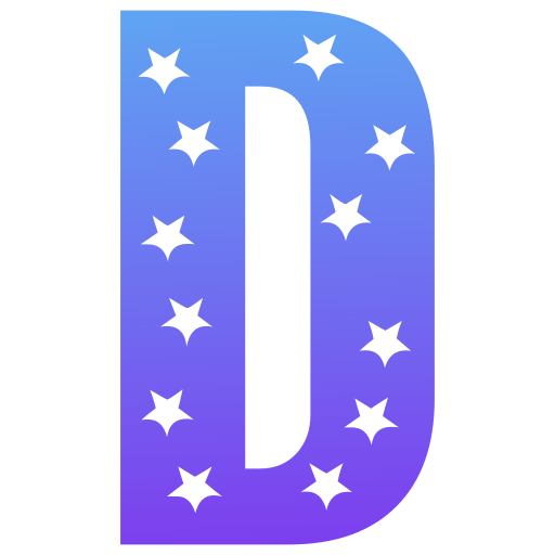 편지 d Generic gradient fill icon