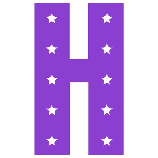 letra h Generic color fill icono