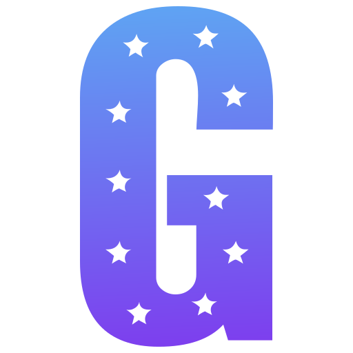 lettre g Generic gradient fill Icône