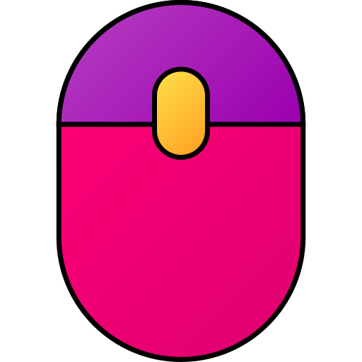 ratón de computadora Generic gradient lineal-color icono