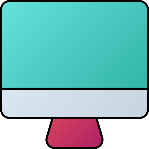 monitor Generic gradient lineal-color icon