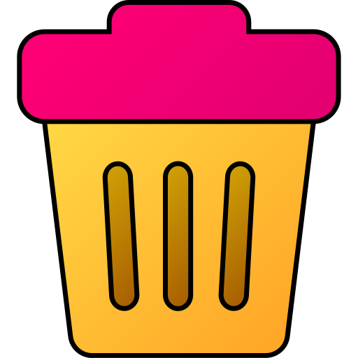 müll Generic gradient lineal-color icon