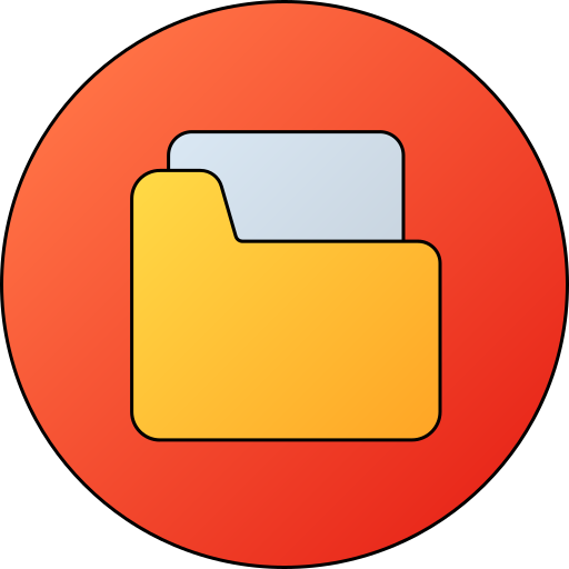 폴더 Generic gradient lineal-color icon