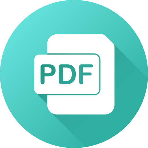 pdf Generic gradient fill icono