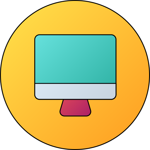 monitor Generic gradient lineal-color ikona
