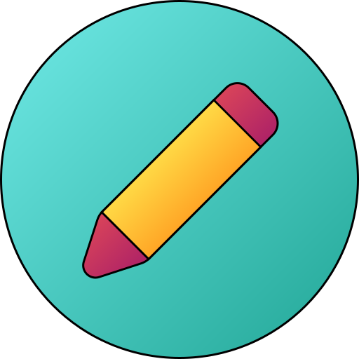 długopis Generic gradient lineal-color ikona