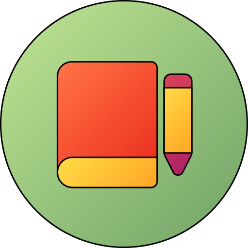 książka Generic gradient lineal-color ikona