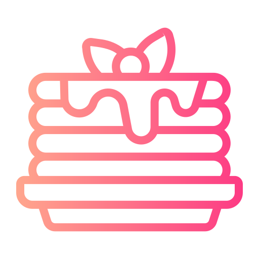 パンケーキ Generic gradient outline icon