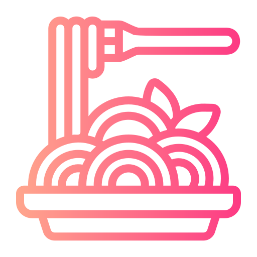 spaghetti Generic gradient outline ikona