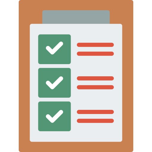 Checklist Generic color fill icon