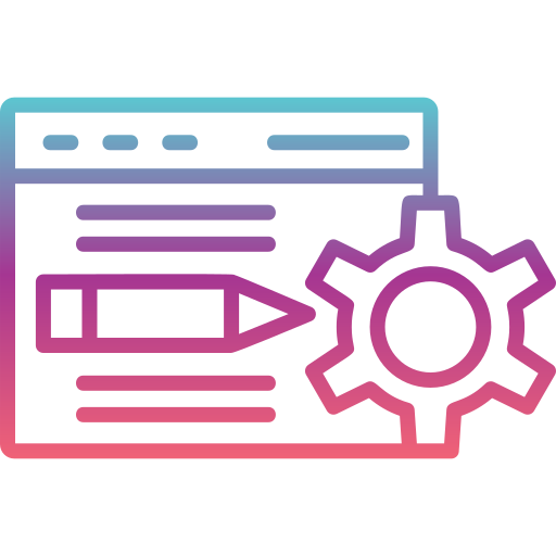 e-learning Generic gradient outline icon