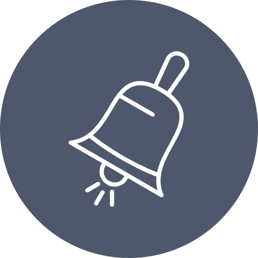 School bell Generic color fill icon