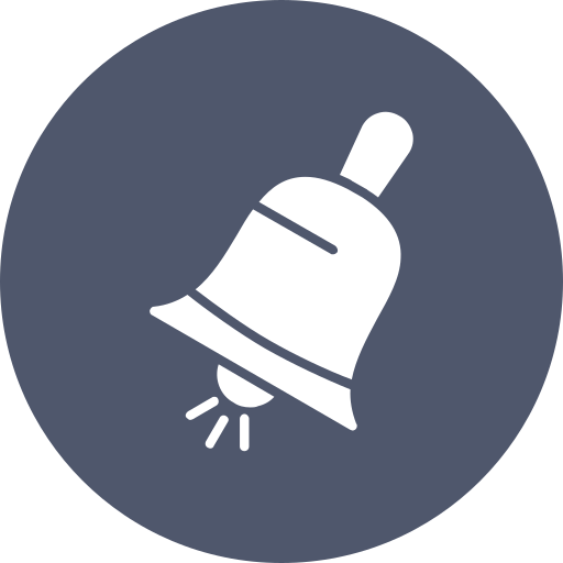 School bell Generic color fill icon