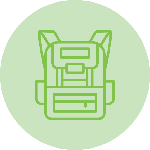 Backpack Generic color fill icon