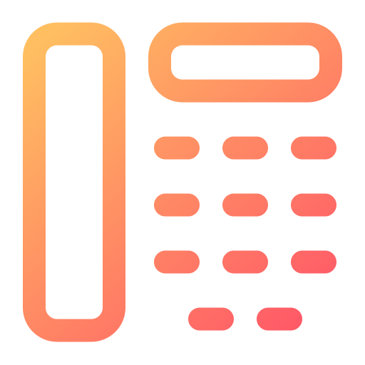 телефон Generic gradient outline иконка