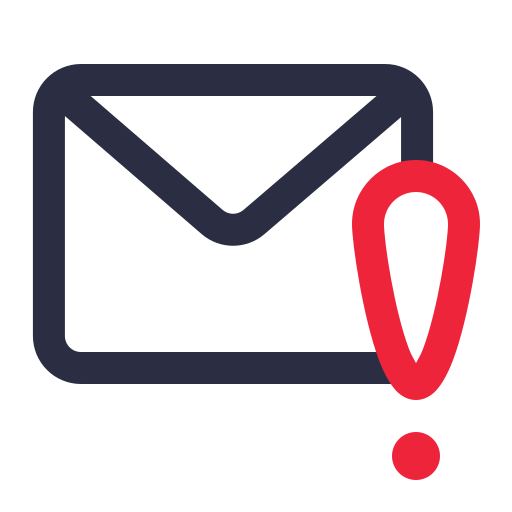 e-mail-warnung Generic color outline icon