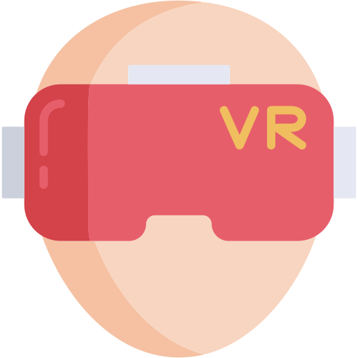 realidad virtual Generic color fill icono